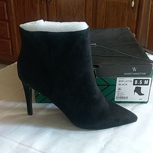NIB Worthington Layton Black Bootie
